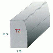 Bordure en béton t 2