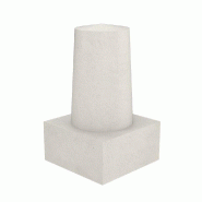 Borne béton Cony - 2 finitions - 127 kg - robuste et esthétique Borne béton Cony - 2 finitions - 127 kg - robuste et esthétique