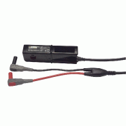 CHAUVIN ARNOUX - MINI09 Pince Ampèremétrique 150A AC - Enserrage 10mm - Signal de Sortie Tension Continue - Rapport 100 mV DC / A AC - Sortie par Cordon et Fiches Mâles 4mm Iso