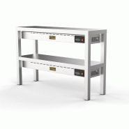 Étagère chauffante en céramique 2 niveaux 1200 6 heaters of 250w - P7020.0735