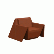Fauteuil lounge REST - clay
