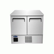 Meuble réfrigéré tropicalisé positif gn1/1 compact 2 portes 210l su... - PESF8R