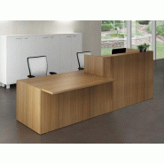 Banque d'accueil en bois design pas cher avec PMR Banque d'accueil en bois design pas cher avec PMR