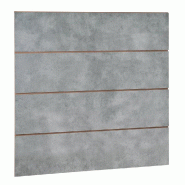 Panneau rainuré R30 L120xP120cm épaisseur 18mm - béton