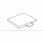 Power pads carré 400x400x40mm - Lodax - 10T - Indispensable pour grues et nacelles