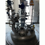 Réacteur bachiller atex d'occasion en acier inoxydable 316l 3 850 litres avec demi tige et isolé thermiquement - référence : c9671