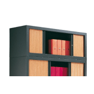 Réhausse pour armoire à rideaux hêtre corps anthracite Réhausse pour armoire à rideaux hêtre corps anthracite