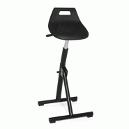 Siège technique / Siège de bureau TOP WORK 31, noir hjh OFFICE - noir plastique 665150