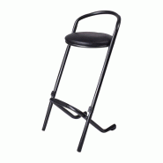 Tabourets hauts d'intérieur empilables Utrecht gris (lot de 2) | Qdm - FW579_0