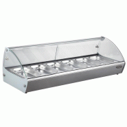 Vitrine chauffante vitrée 6xGN1/3 Combisteel