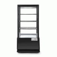 Vitrine de table réfrigérée positive 3 étagères 78L ARKTIC HENDI - Noir