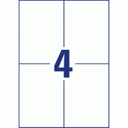 Avery Zweckform 3450–10 Étiquettes Vertes (240 Autocollants, 70 x 37 mm DIN A4, Éiquettes de Couleur Autocollantes, Étiquettes Autocollantes Impr