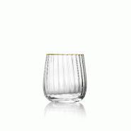 Bazar Bizar Tumbler en verre 9.2x9.2x10 cm naturel or - Lot de 16 - multicolore verre CNKJ002NGo-MTR16