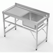 Bloc-évier étagère pliante 1200 1r - P7490.0275