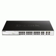 D-Link DGS-1210-28P Switch Gigabit Smart Managed Layer2 PoE 28 ports - noir DGS-1210-28P/E