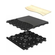 Dalle en PVC haut de gamme personnalisable pour gymnase intérieur professionnel -PARQUET PRO+