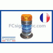 Gyrophare Gyroled KOMBI bleu classe 2 flash, orange classe 1 flash embase ISO STANDBY MERCURA 24575-00 Gyrophare Gyroled KOMBI bleu classe 2 flash, orange classe 1 flash embase ISO STANDBY MERCURA 24575-00