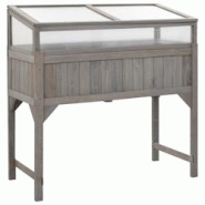 Helloshop26 - Jardinière lit surélevé plantes fleurs jardin avec serre 110 x 54 x 120 cm bois de sapin massif 02_0000961 - 3000072971533 Helloshop26 - Jardinière lit surélevé plantes fleurs jardin avec serre 110 x 54 x 120 cm bois de sapin massif 02_0000961 - 3000072971533