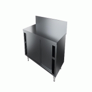 ITALCONCEPT L2G Meuble Trancheur Inox, Dosseret 200X20 Mm, 750 x 1500 x 700mm - 3616350097132_0