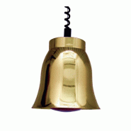 Lampe chauffante suspendue Infra-rouge Prestige Cuivrée Jaune Sofraca