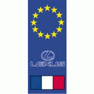 Logo lexus pour plaque d'immatriculation