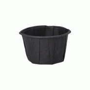 Papstar 250 pots à sauce, papier 50 ml Ø 5,8 cm · 3,5 cm noir - noir papier 4002911711798