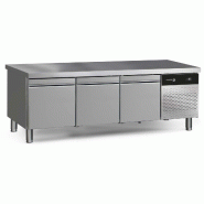 Soubassement réfrigéré 3 tiroirs GN 2/3 - 277 L | 1792x700x584 mm | Fagor - CCPB-3GW