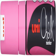 Uni-ball Marqueur craie Chalk Marker, pointe biseau de 8 mm, encre rose fluo - 186428