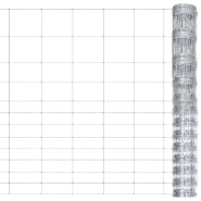 Vidaxl clôture de jardin acier galvanisé 50x1,5 m argenté 149515