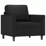 VidaXL Fauteuil Noir 60 cm Similicuir Modèle Aero Outdoor Élite - Matériau naturel 359323