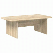 VidaXL Table basse Chêne Sonoma 93 x 53 x 33 cm Bois d'ingénierie Modèle Helios Ligne - 891142