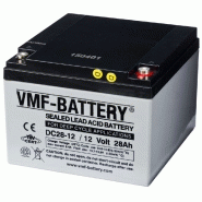 Vmf batterie à cycle profond agm 12 v 28 ah dc28-12 404354