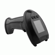 2.4G Scanner de codes à barres portatif sans fil avec écran et balayage automatique - CMOS, USB, A4, 640x480, 35cm/s