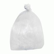 ​​​​​​​Lot de 200 sacs poubelle légers 80 Litres en polyéthylène transparent