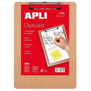 Apli Porte-bloc A4, en bois - 8410782146841