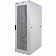 Baie serveur 19 pouces MHT261 avec porte perforée - 36U - 1000 (P) x 600 (L) x 1766 (H) - assemblée - gris - Bravour® Baie serveur 19 pouces MHT261 avec porte perforée - 36U - 1000 (P) x 600 (L) x 1766 (H) - assemblée - gris - Bravour®
