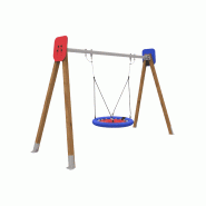 Balançoire NID - Structure bois lamellé ou linteau galvanisé - Panneaux ECOPLAY ou PEHD Balançoire NID - Structure bois lamellé ou linteau galvanisé - Panneaux ECOPLAY ou PEHD