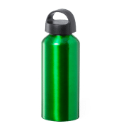 Bouteille en aluminium - 500 ml - avec couvercle en plastique - couleur vert Bouteille en aluminium - 500 ml - avec couvercle en plastique - couleur vert