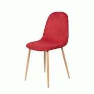 Chaise Scala rouge - Autre Tissu Amadeus 44x55 cm - rouge textile 3520071964959 Chaise Scala rouge - Autre Tissu Amadeus 44x55 cm - rouge textile 3520071964959