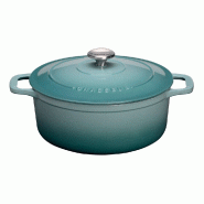 Cocotte ronde 28 cm Chasseur bleu 740 cl Rond Fonte émaillée Chasseur - bleu 3244334728255