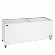 Congélateur coffre avec couvercles coulissants vitrés plats - 620 L | Tefcold - IC701SC