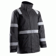 COVERGUARD Parka de travail imperméable SECURITE - Noir M - 44/46 - M noir multi-matériau 5450564056466