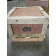 Fabrication de caisses pleines en bois sur-mesure