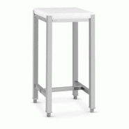 Helloshop26 - Billot boucherie 40 x 40 cm hauteur de travail 88 cm acier inoxydable / plastique (polyéthylène) 14_0004509 - 3000206541533 Helloshop26 - Billot boucherie 40 x 40 cm hauteur de travail 88 cm acier inoxydable / plastique (polyéthylène) 14_0004509 - 3000206541533