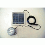 Kit éclairage solaire 1 lampe