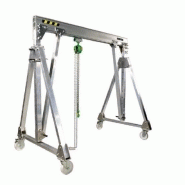Portique aluminium pliables et déplaçables en charge 1000 kg - hsf 1500 à 2100 mm