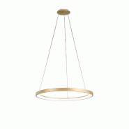 Suspension Krizia S/G 3000K Or - Led 60W 4600Lm Dimmable Coupure De Phase + Push En Aluminium Brossé - Gea Luce - doré KRIZIA S/G 3000K - ORO