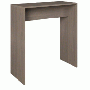 Table pont Vertigo noyer foncé 94x40x100cm