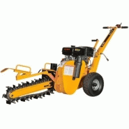 TRANCHEUSE DE SOL THERMIQUE À CHAINES LUMAG GF800 – 60CM 15CV - AUTONOME TRANCHÉES TERRE