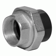 Union mixte PVC femelle à coller - fonte galva taraudé PN 16 - D 16x3/8"